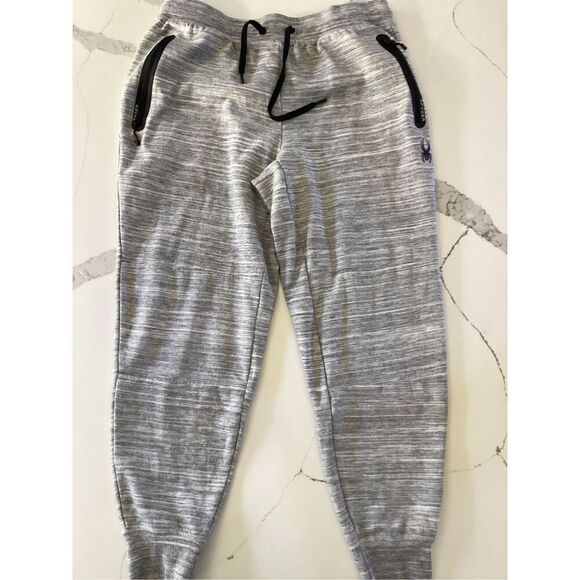 SPYDER Sz XL Active Performance Jogger Tapered Leg Gray Pockets - Picture 4 of 7